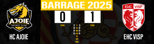 ajoie 0 - viège 1