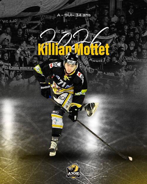Killian Mottet en Jaune Et noir