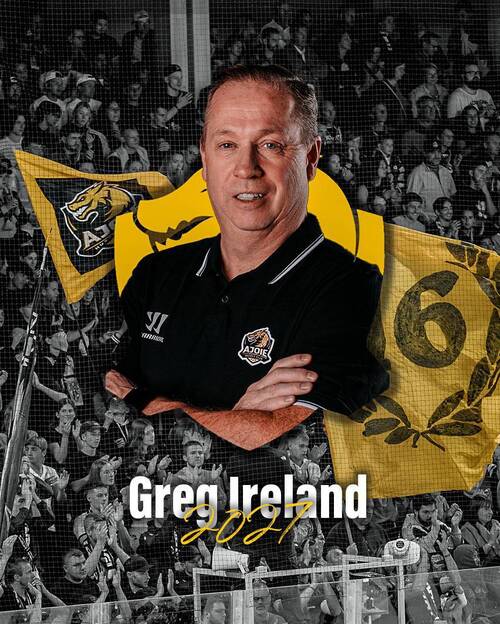 greg ireland, entraineur pour 2 saisons supplémentaires